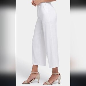 Ralph Lauren Classic White Wide-Leg Trousers